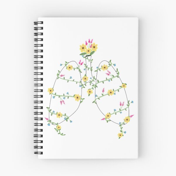 Item preview, Lungs in Bloom with Wild Flowers designed and sold by MSdoodles.