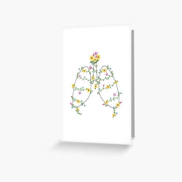 Item preview, Lungs in Bloom with Wild Flowers designed and sold by MSdoodles.