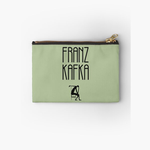 Item preview, Franz Kafka, Drawing by Kafka, black on moss green designed and sold by kierkegaard.