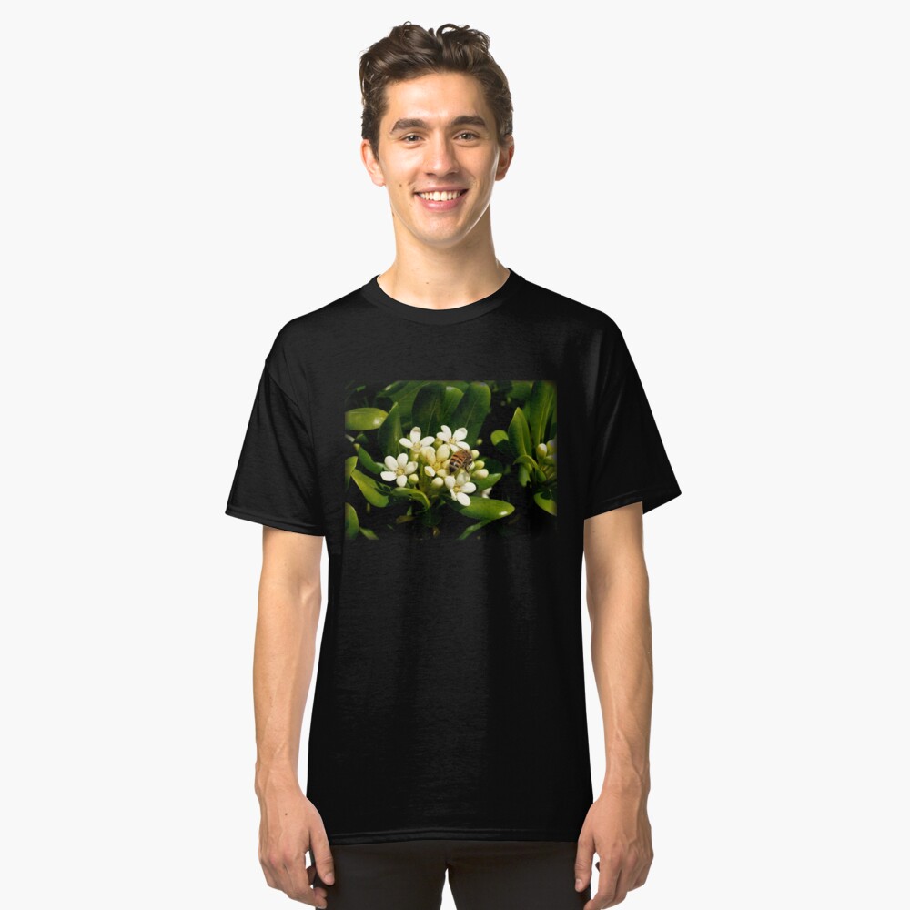Honeybee at Her Springtime Work Classic T-Shirt