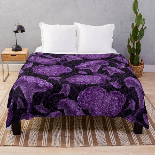 Item preview, Celosia cristata (Cockscomb) flowers on violet mandala designed and sold by Marlene Wagenhofer.