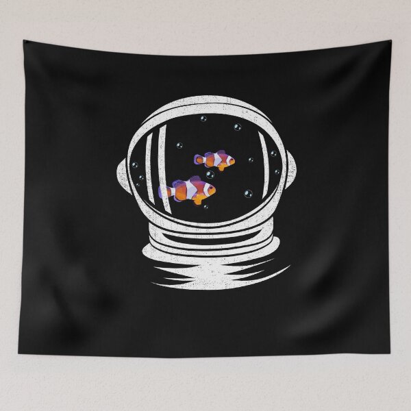 Item preview, Astronaut Aquarium Shirt Clownfish Fish Tank designed and sold by BornDesign.