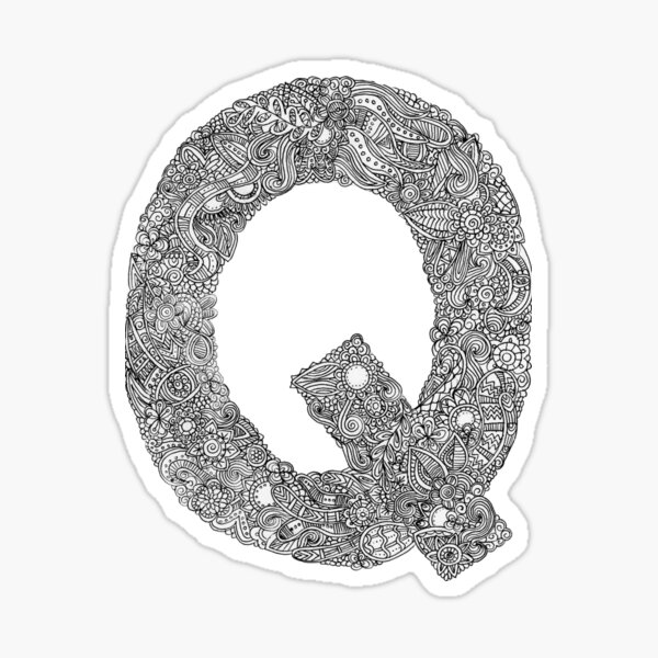 Item preview, letter q designed and sold by brigidmary.
