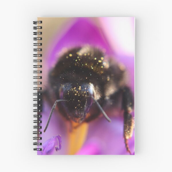 Item preview, Bumblebee collecting pollen from purple crocus on a spring  day designed and sold by Digitaldegs.