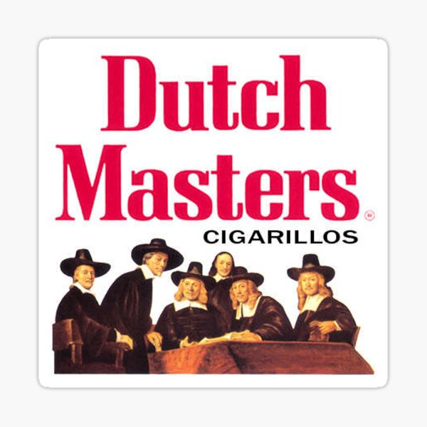 Dutch Masters Cigar Cigarillos Logo Sticker By Rapalaf11 Redbubble