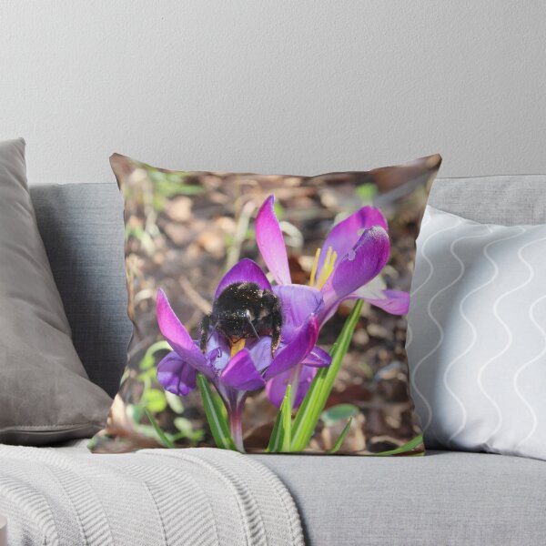 Item preview, Bumblebee glorious spring day collecting pollen designed and sold by Digitaldegs.