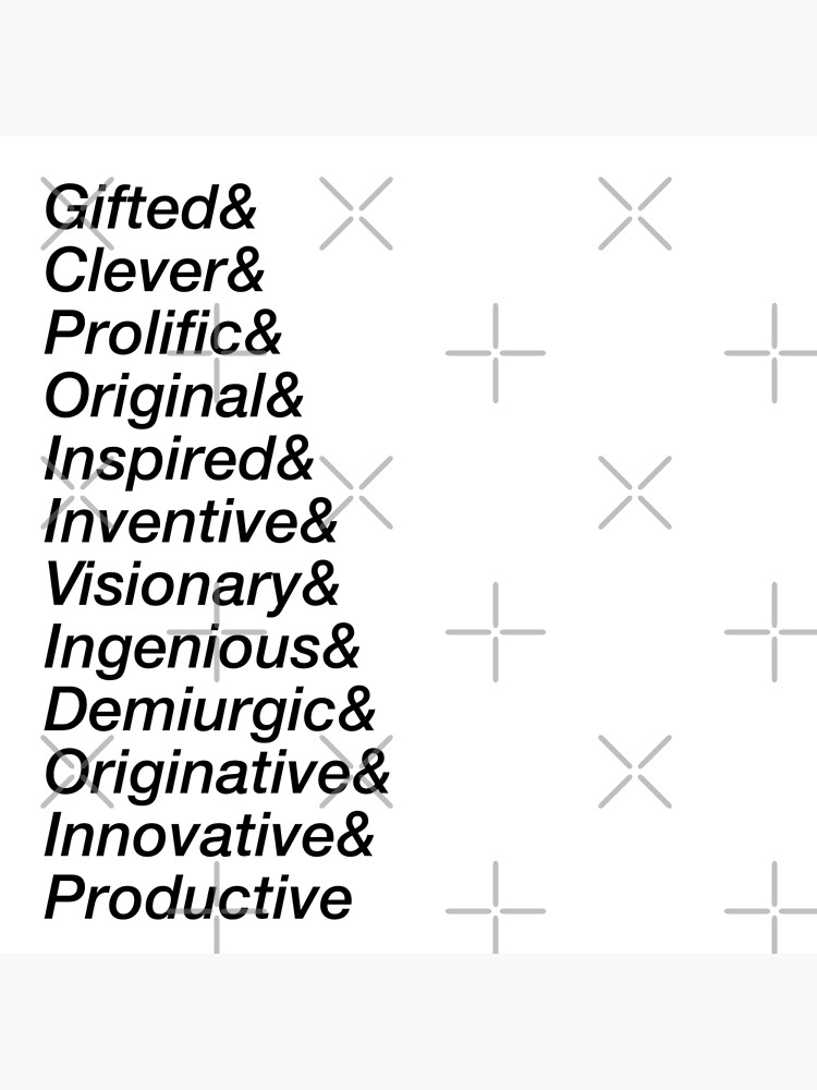 Creative Synonyms List