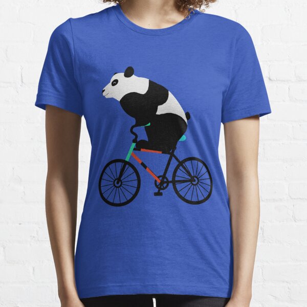 Panda on a Bicycle Women's T-Shirt