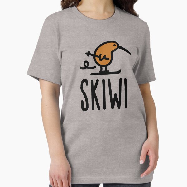 Vista previa del artículo con la obra « Skiwi fgracioso kiwi pájaro Nueva Zelanda dibujos», diseñado y vendido por LaundryFactory.