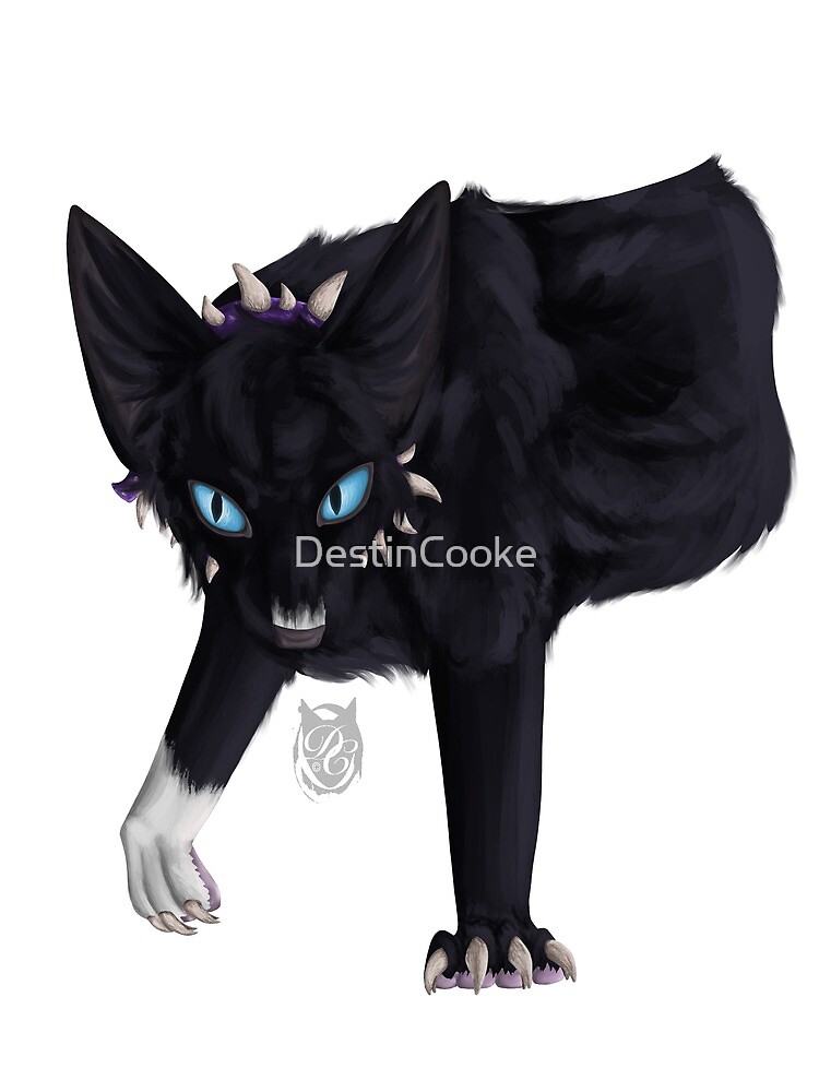 Warrior Cats Villain Scourge Postcard by NRArtGraph