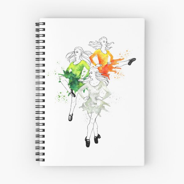 Item preview, Watercolor Splash Irish Dancers designed and sold by Abbey Ash.