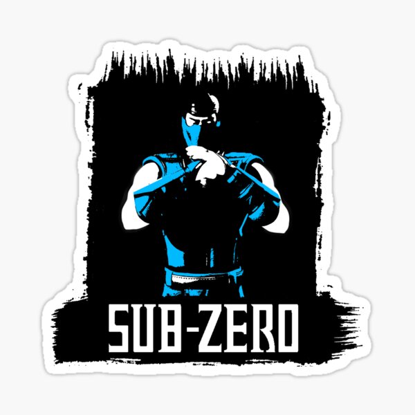 sub-zero wins flawless victory fatality - Sub Zero - Sticker