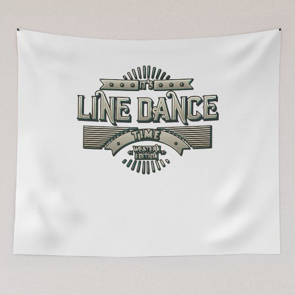 Item preview, Line dance - Western Dancing Dancing Logo T-Shirt designed and sold by Dubbra.