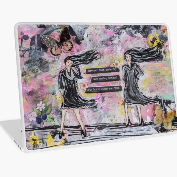 Stronger than Yesterday Laptop Skin
