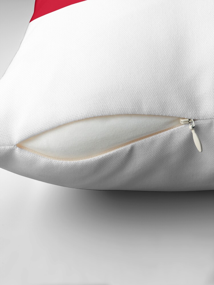 Aperçu 2 sur 4. Coussin avec l'œuvre Drapeau de Monaco créée et vendue par Shorlick.