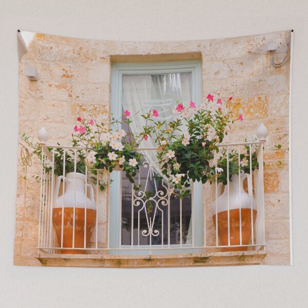Item preview, Balcony, Polignano a Mare, Puglia, Italy designed and sold by Kenjonesphoto.
