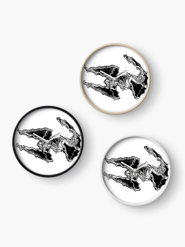 Thumbnail 3 of 4, Clock, Abstract Wars Advanced designed and sold by OctaviousRex197.