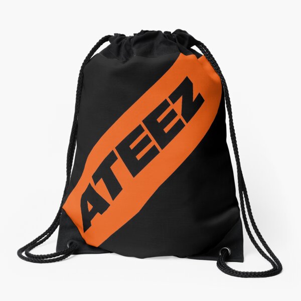 ATEEZ - BLACK Drawstring Bag
