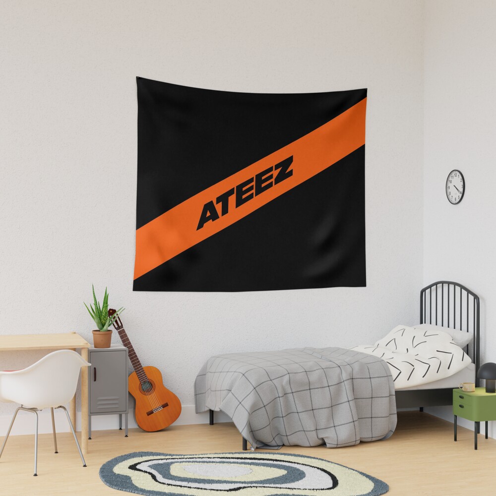 ATEEZ BLACK Tapestry