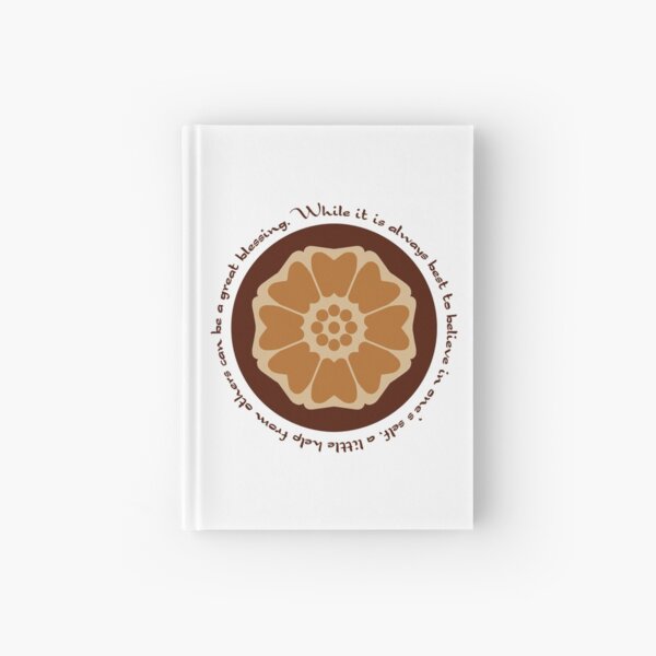 White lotus Iroh quote Hardcover Journal