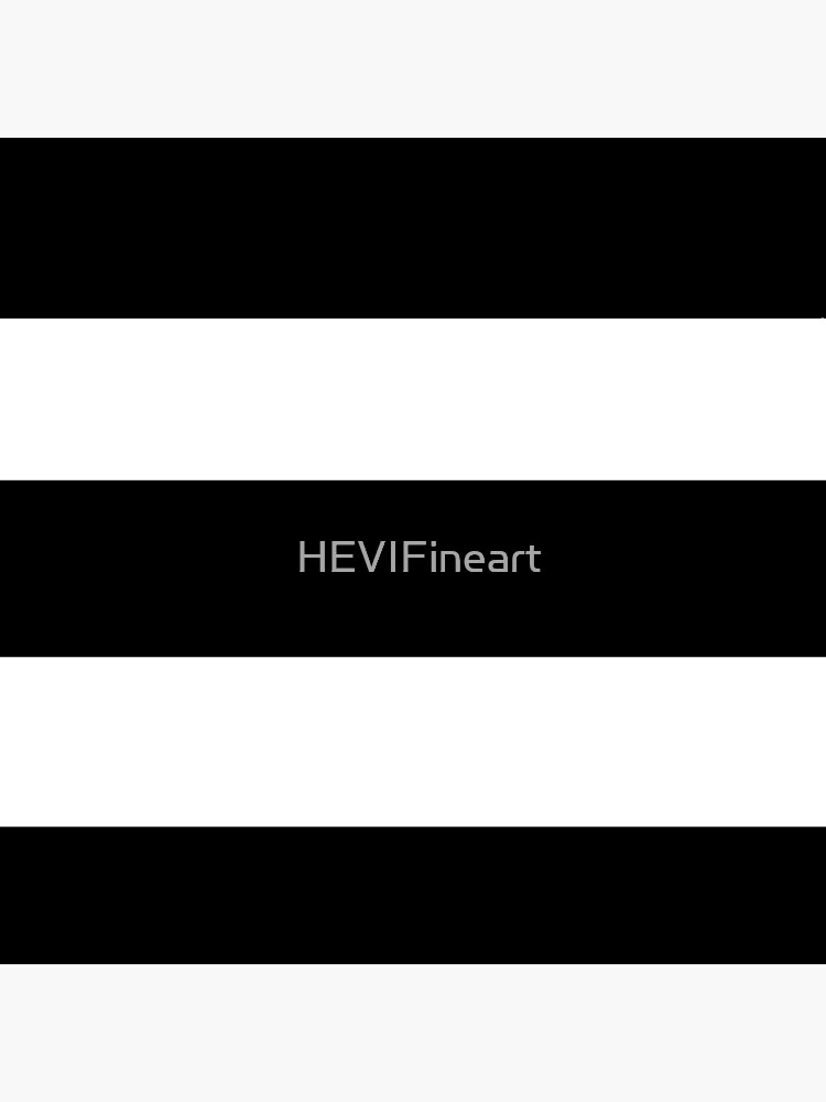 Thumbnail 3 of 3, Throw Pillow, Black and white modern stripe pattern designed and sold by HEVIFineart.