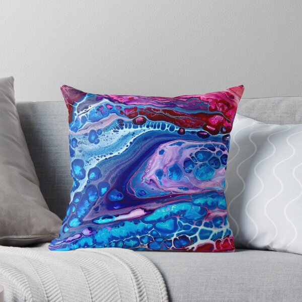 Item preview, Abstract Electric Blue & Red designed and sold by Christine Demore.