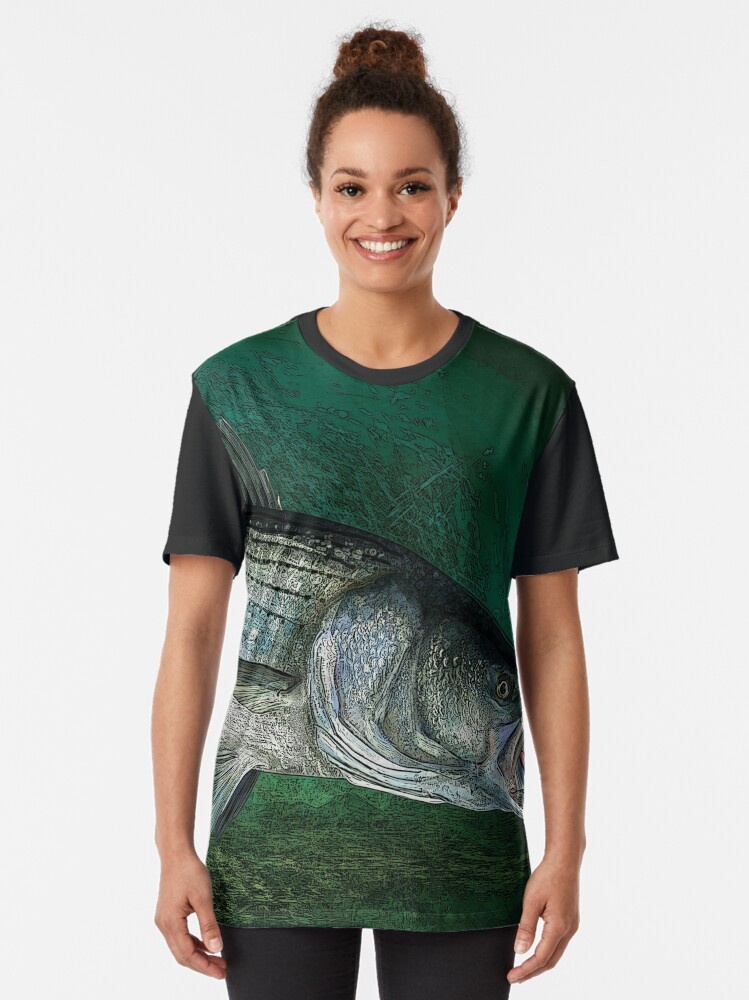 Striped Bass Art T-Shirt