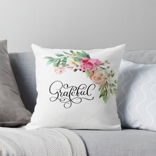 Item preview, Grateful inspirational flower frame designed and sold by BoomBlab.