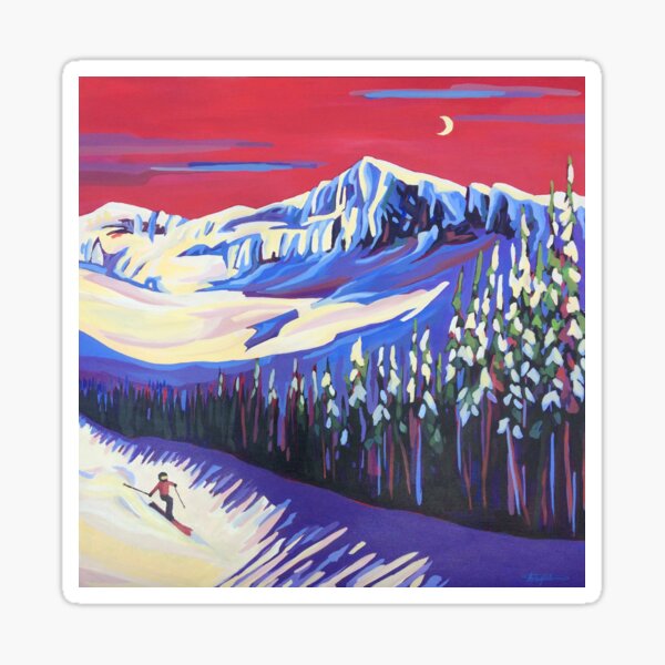 Skier's Delight Sticker