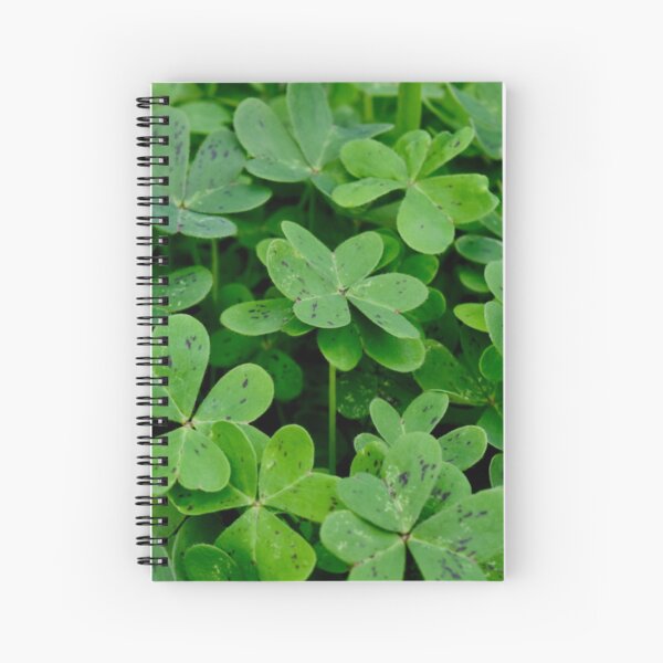 Lucky Clovers Spiral Notebook