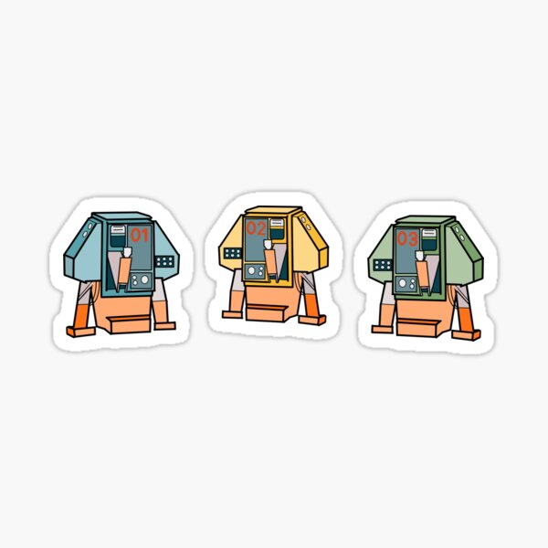 Huey, Dewey and Louie; Silent Running Sticker