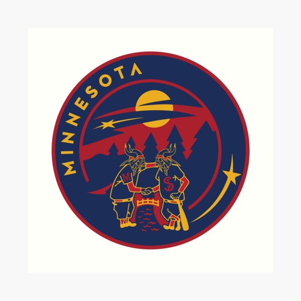 Minnesota Sports Logo Art Print