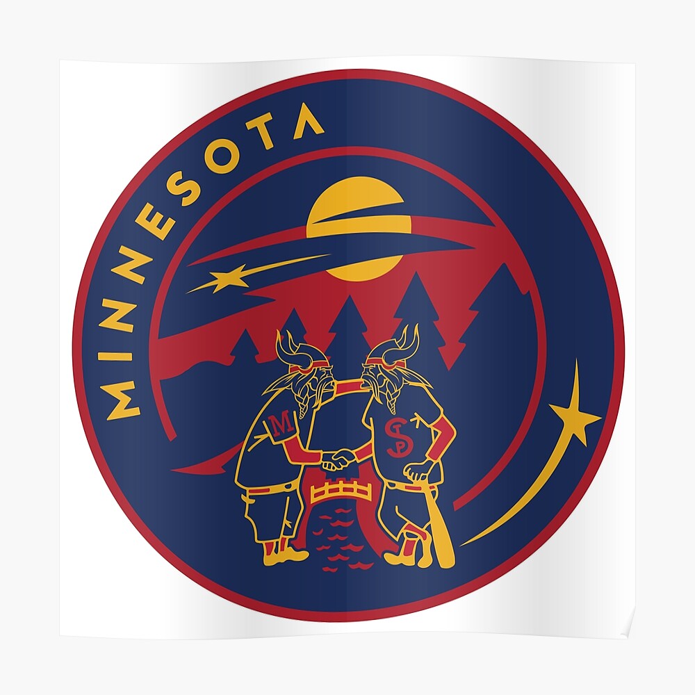 Minnesota Sports Logo Sticker By Chasedhont Redbubble