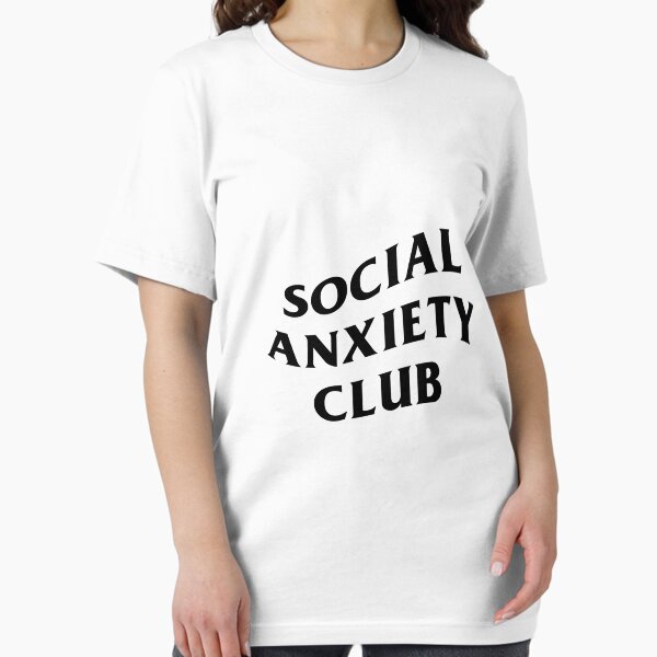 Item preview, Social Anxiety Club [Black Text] designed and sold by Dimmi.