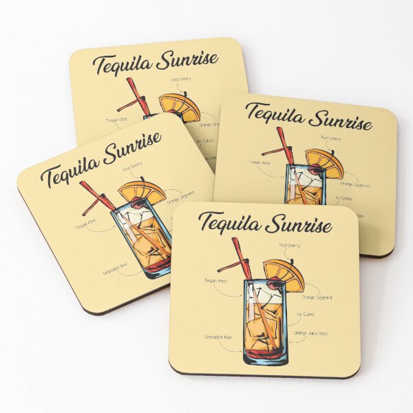 Item preview, Tequila Sunrise Recipe designed and sold by HuckleberryArts.