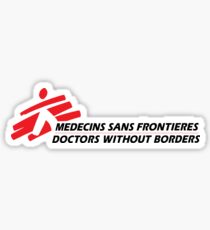 Outlined (Transparent) Doctors Without Borders Logo Sticker