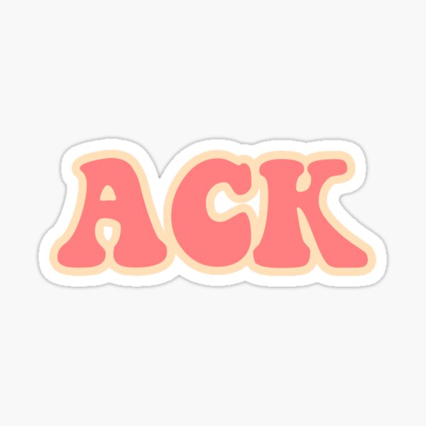 ACK Sticker