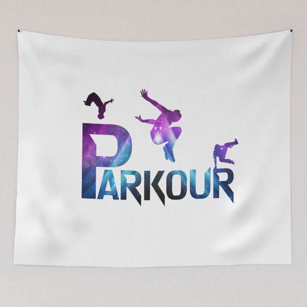 Item preview, PARKOUR FREE RUNNING ACROBATIC STUNTS TSHIRT designed and sold by azamaniacox.