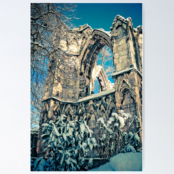 Item preview, Museum Garden - York in the Snow designed and sold by ROGUEstudio.