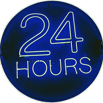 Artwork thumbnail, 24 hrs blue by designbywhacky