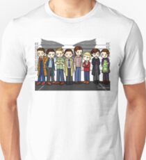 SuperWhoLock Lineup Unisex T-Shirt