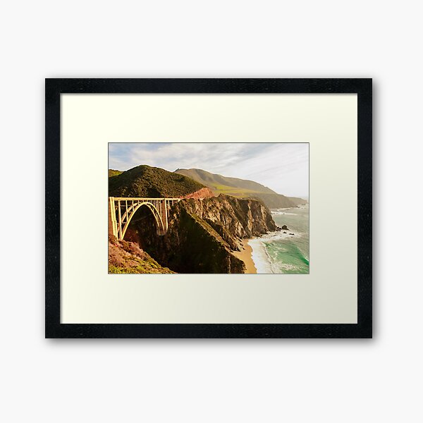 Bixby Bridge Big Sur California Pacific Coast Highway 0575 Framed Art Print