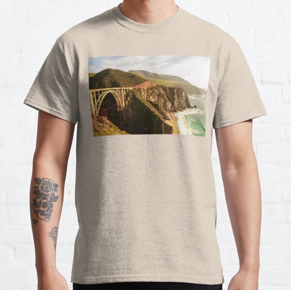 Bixby Bridge Big Sur California Pacific Coast Highway 0575 Classic T-Shirt