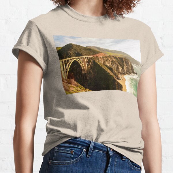 Bixby Bridge Big Sur California Pacific Coast Highway 0575 Classic T-Shirt