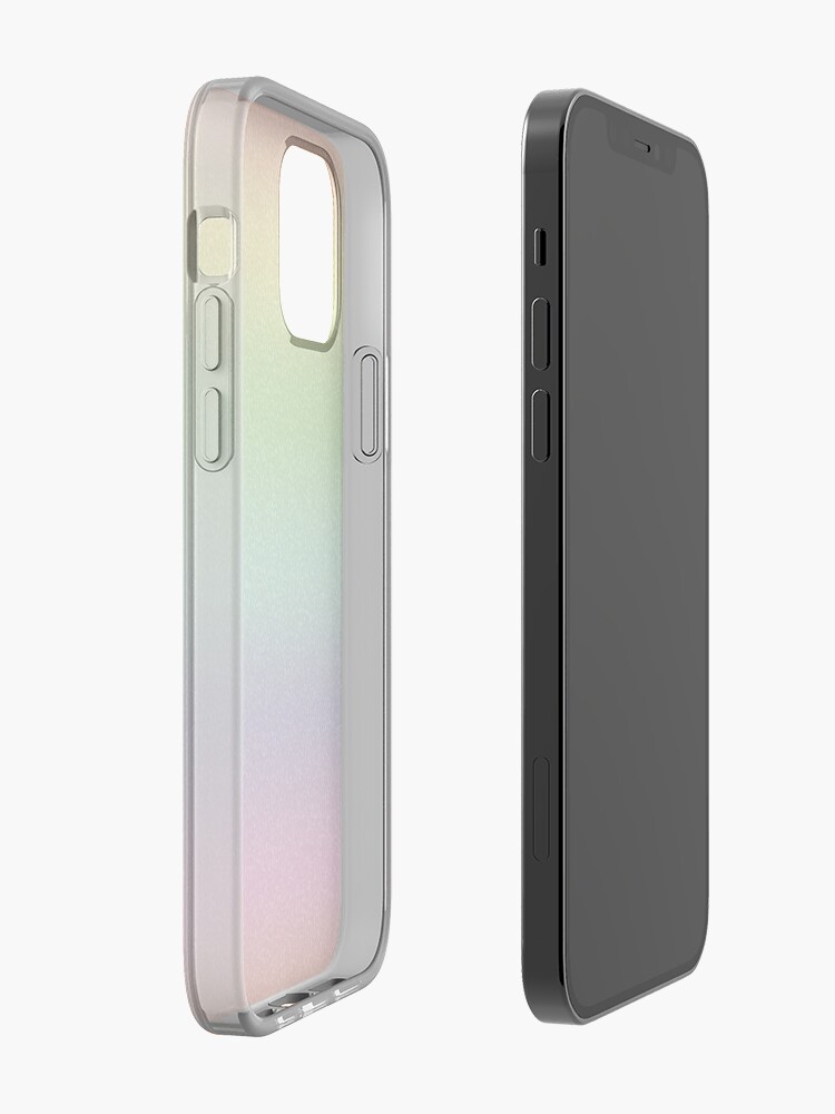 Alternate view of Rainbow Glitter Texture iPhone Case & Cover