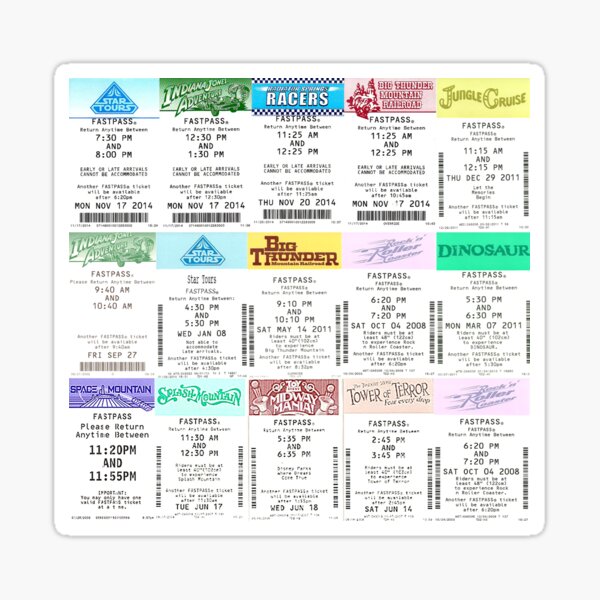 Fast Pass Sticker