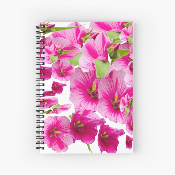 pink flowers aplenty Spiral Notebook