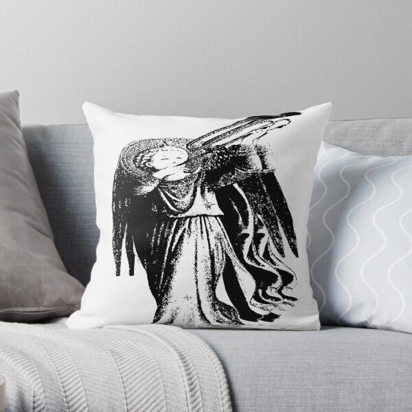 Angel with Trombone? Throw Pillow