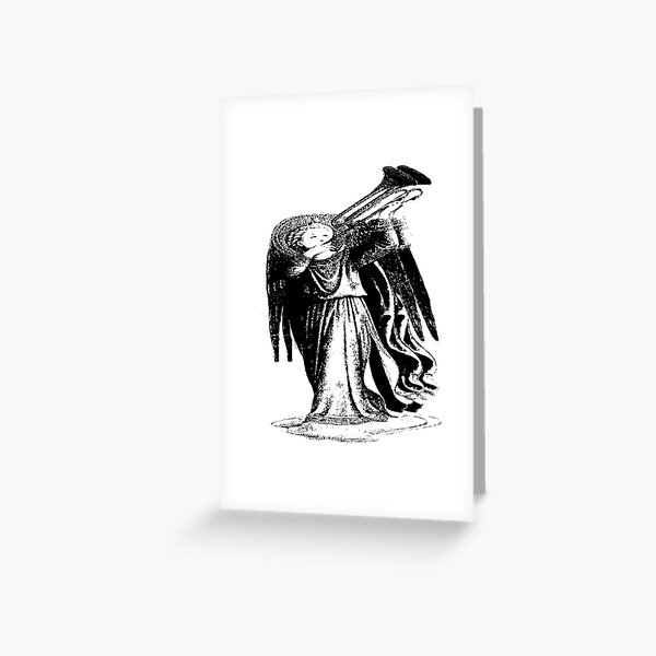 Angel with Trombone? Greeting Card