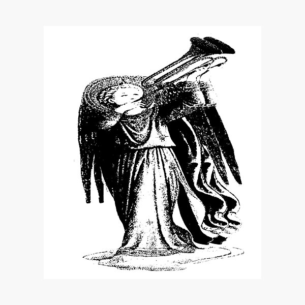 Angel with Trombone? Photographic Print
